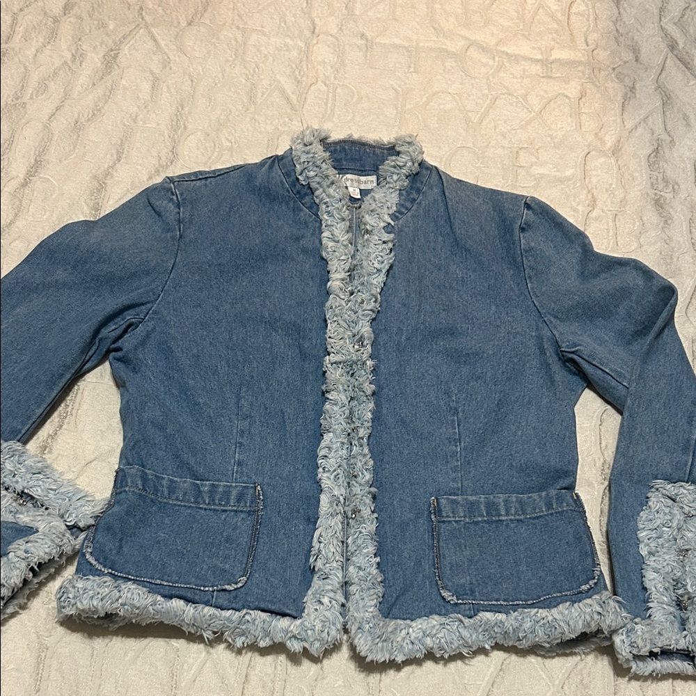 Dressbarn Blue Jean Jacket M